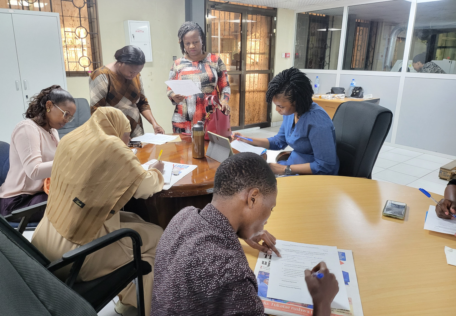 RAAWU Leaders Brief New TSN Staff