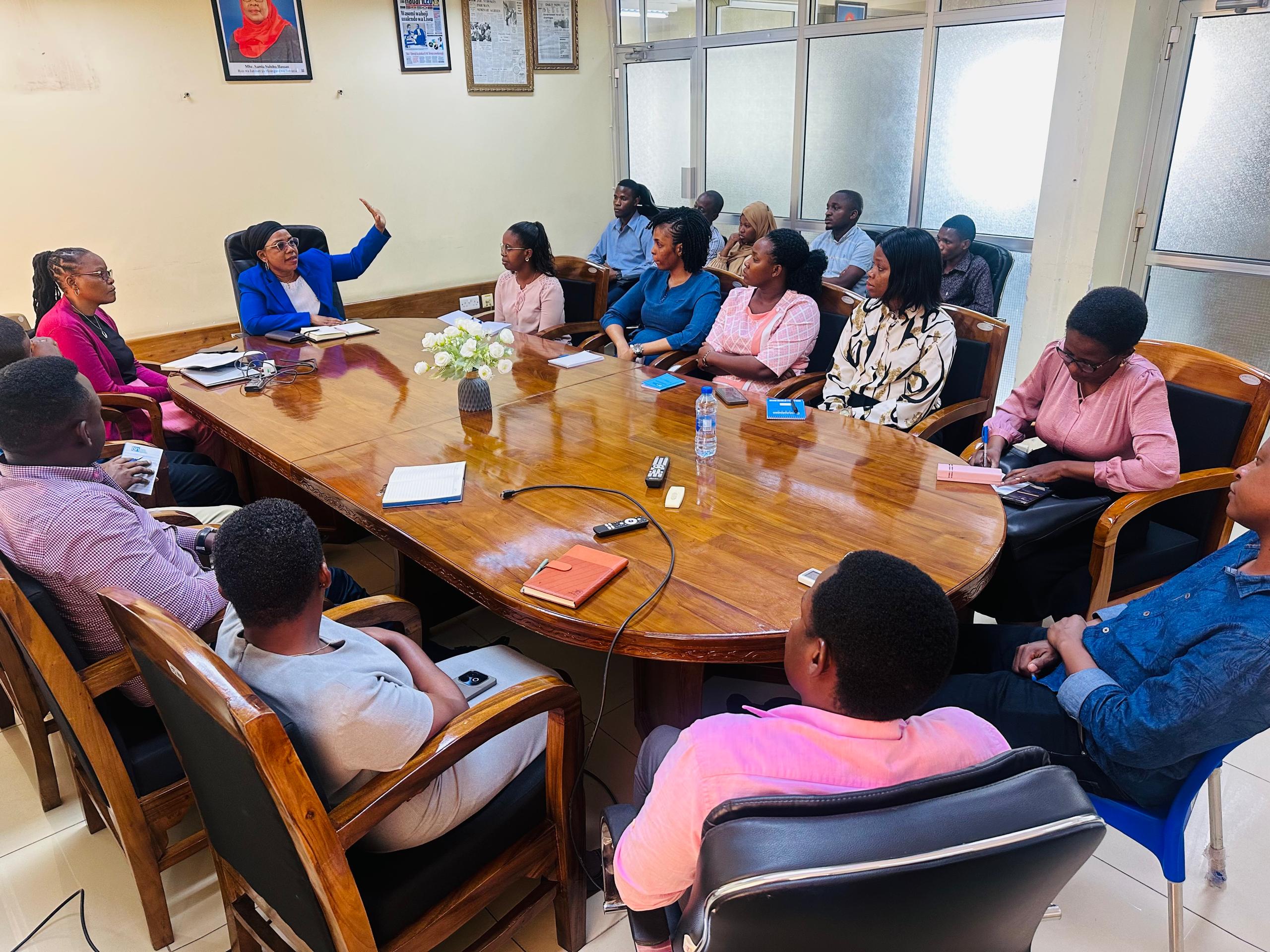 Asha Dachi Urges New Staff on Discipline and Hard Work